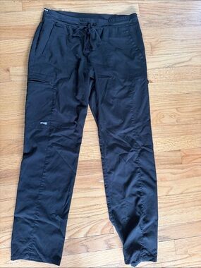 Grey's Anatomy Black Drawstring Jogger Scrub Pants